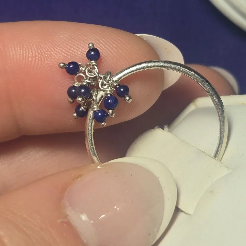 Vintage Sterling Silver 925 Ring Sz 8